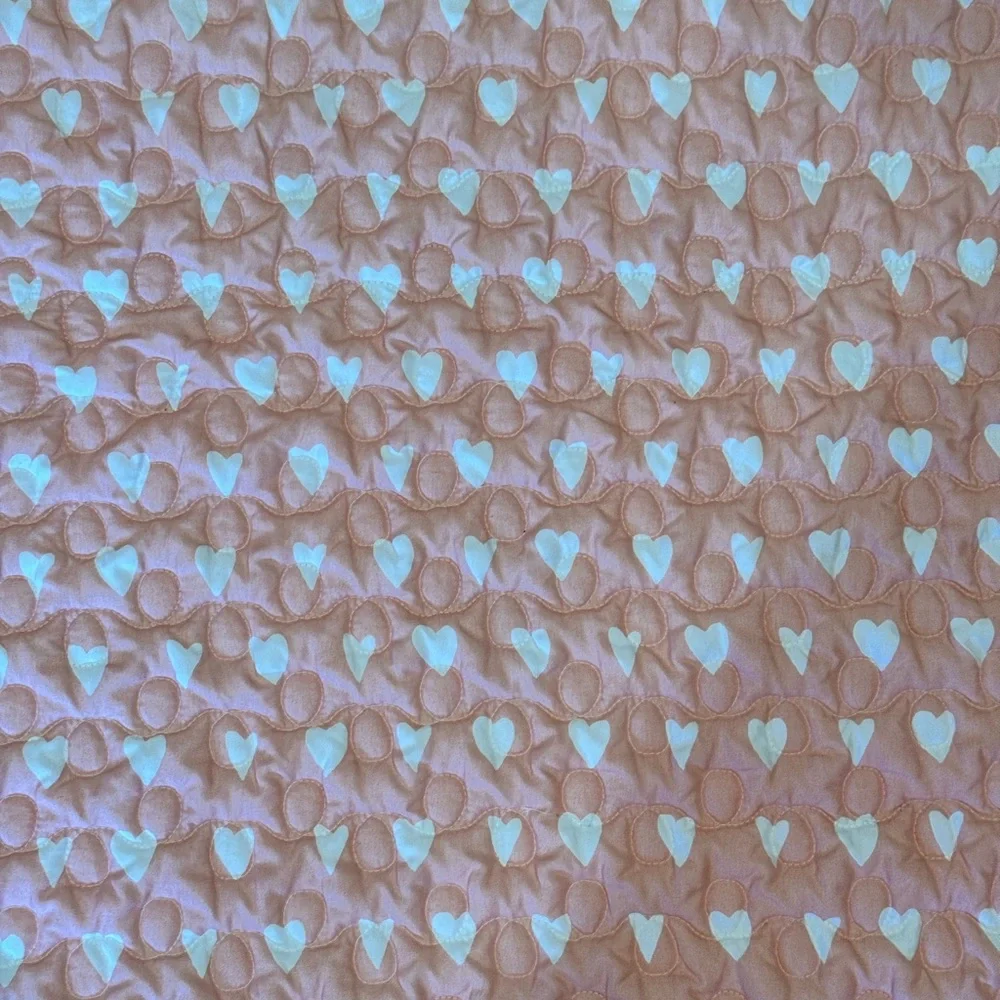 Llama Print Comforter with Pink and Blue Accents